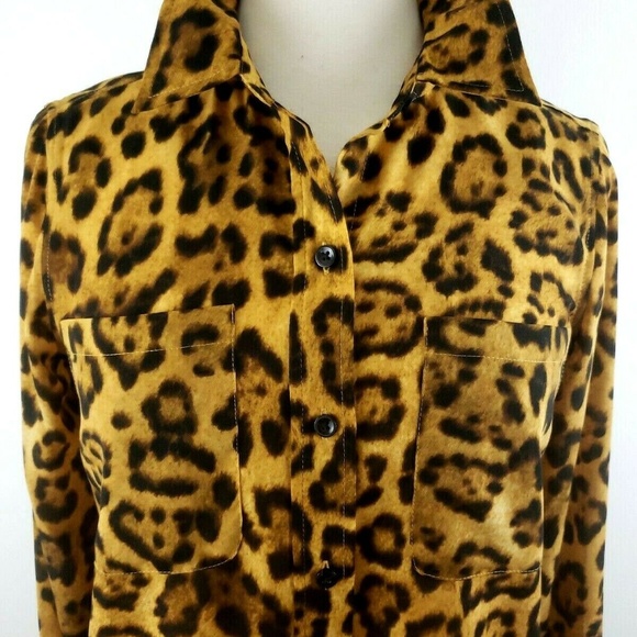 Jones New York Sport Leopard Tunic Blouse - Picture 3 of 8
